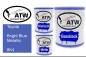 Preview: Toyota, Bright Blue Metallic, 8K4: 1L Lackdose + 1L Klarlack + 500ml Härter - Set, von ATW Autoteile West.